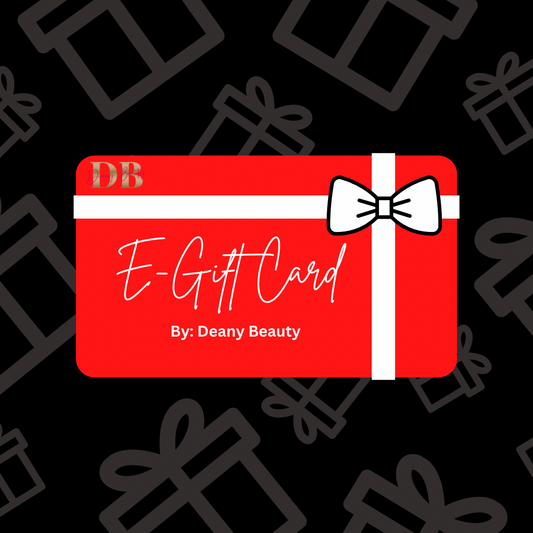 Holidays Deany Beauty E-Gift Cards